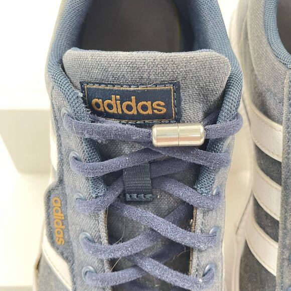 Adidas Daily 3.0 Mens Shoes Navy White Canvas Skateboarding GY8115 Size 8 - Picture 6 of 9